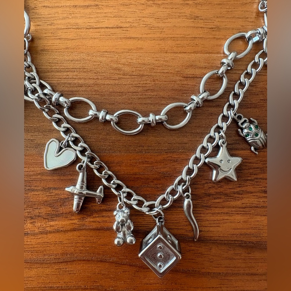 New Gabriela Ceballos Silver Charm Necklace – Tarnish-Proof